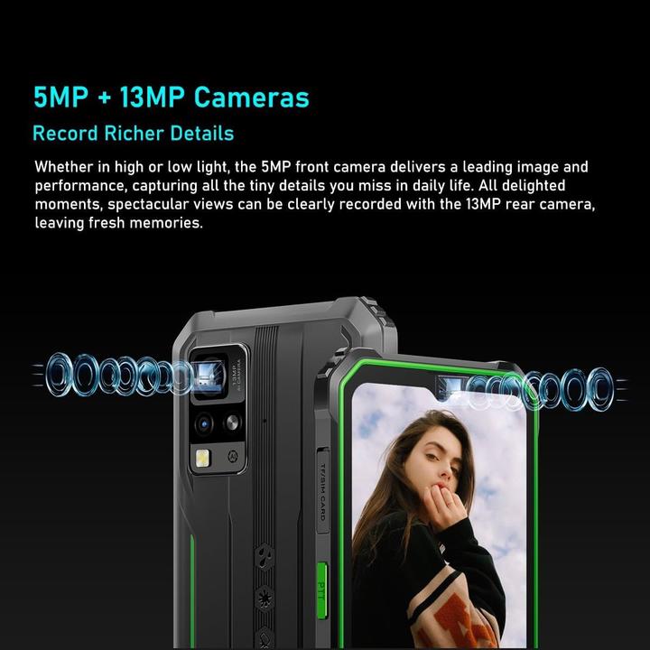 Produktbild Blackview BV4800 (Double Sim - 6.56" - 64 Go, 3 Go RAM) Vert (64 GB, Vert, 6.56", Dual SIM, 4G)