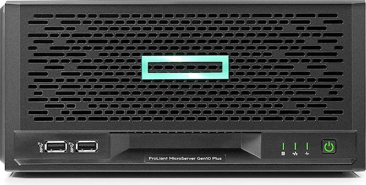 Actual product image HPE ProLiant MicroServer Gen10 Plus (Intel Xeon E-2224, 16 GB, Micro Server)