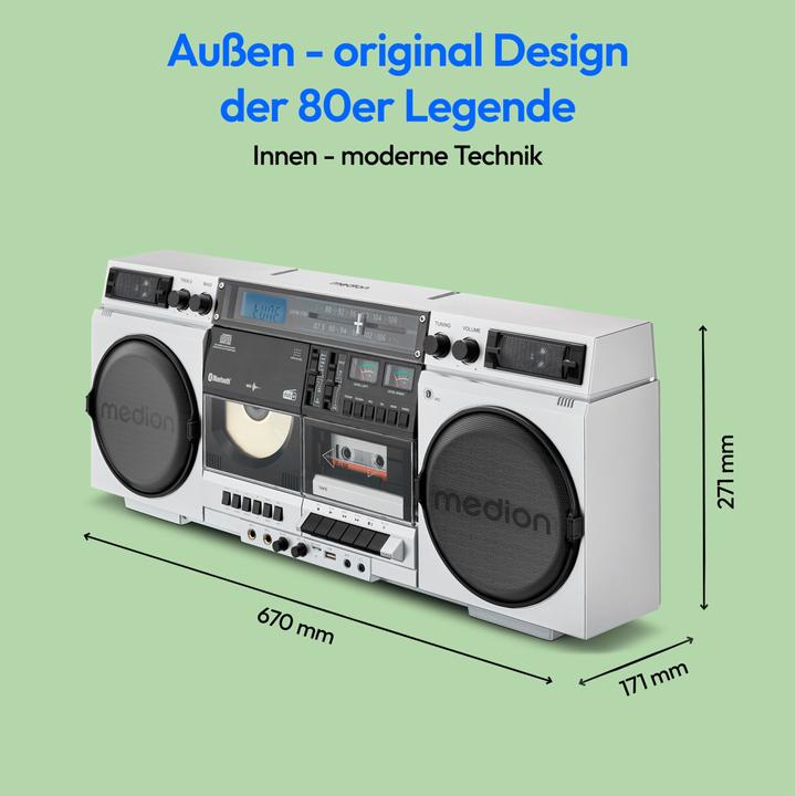 Actual product image Medion Life P66538 (DAB+, FM, PLL, Bluetooth)
