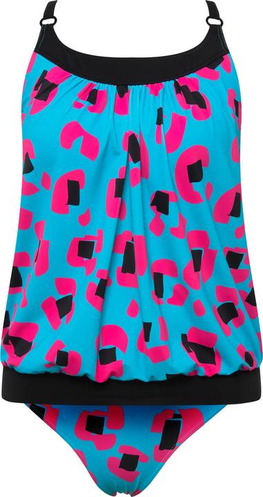Produktbild Ulla Popken Tankini, Neon-Leomuster, Softcups, Träger verstellbar (42, 44)