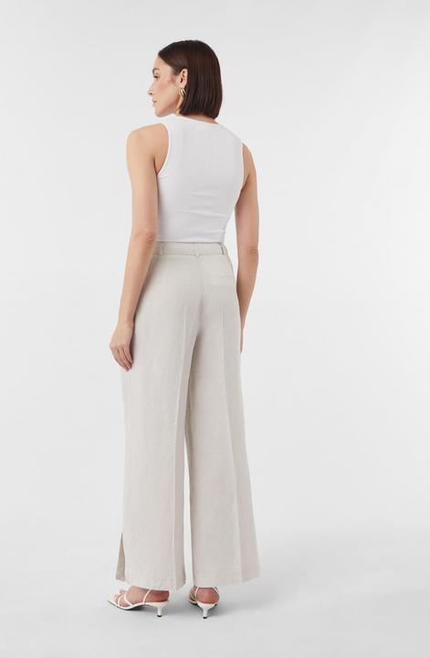 Actual product image Comma Hose Marlenehose aus Leinen mit Saum-Schlitzen (46)