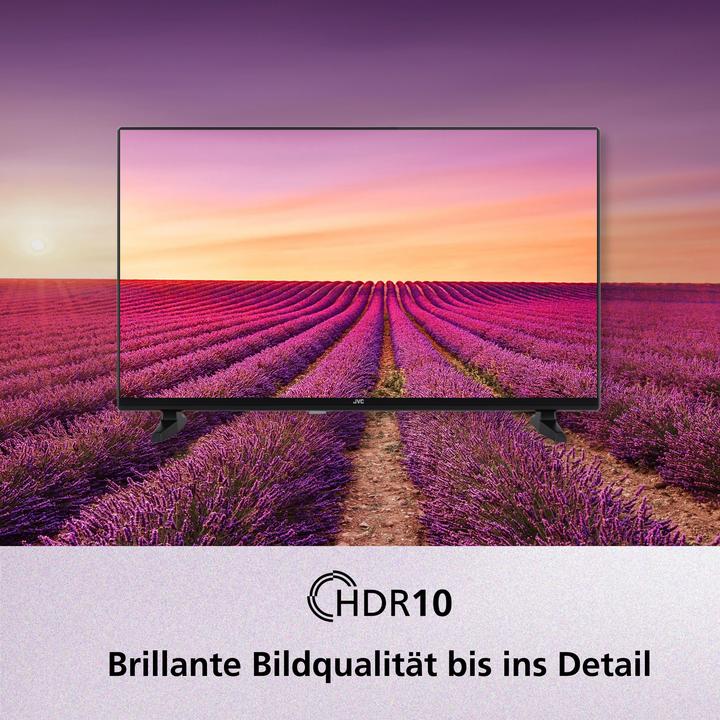 Produktbild JVC Fernseher 40 Zoll Smart TV VIDAA Full HD HDR Fernseher mit Triple-Tuner, LED TV LT-40VDF2555 (40", LCD, LED, Full HD)