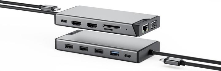 Actual product image Alogic Docking Station Universal Triple DV3 (USB-C)