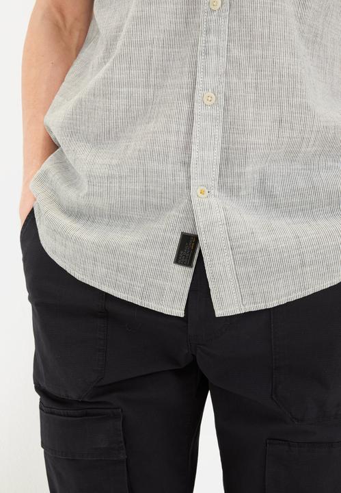 Actual product image Camel Active Kurzarmhemd mit Strukturmuster (XXL)