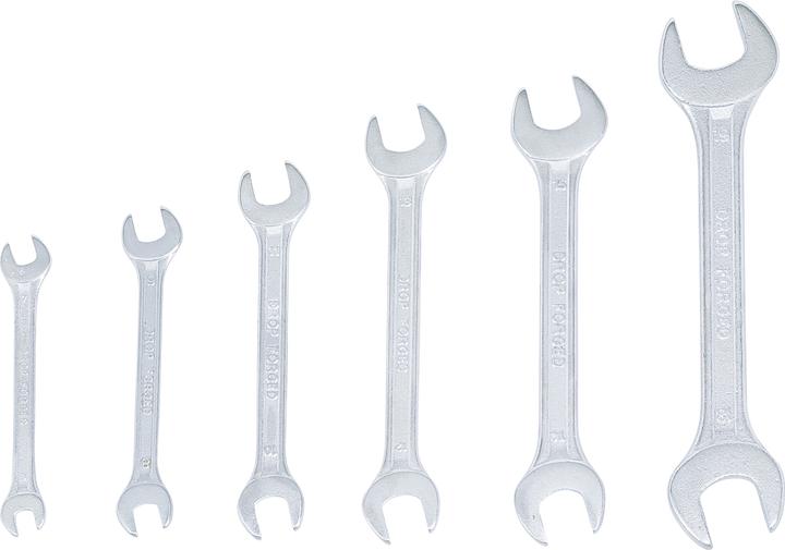 Actual product image BGS Double Open End Spanner Set 6 x 7 - 18 x 19 mm 6 pcs.