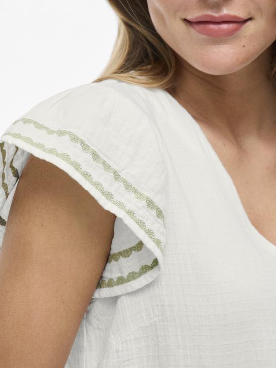 Immagine prodotto Vila VITOVAN V-Ausschnitt Oberteil mit kurzen Ärmeln (36)