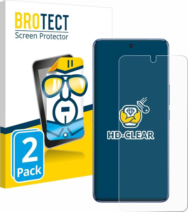 Brotect Pellicola Protettiva Per LG K50 (2 Pezzi) – Trasparente HD E Anti-Impronte, Made In Germany