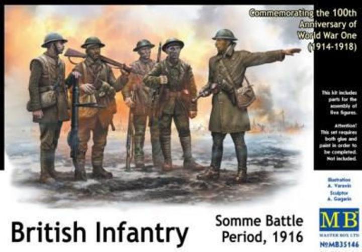 Produktbild Master Box British infantry, Somme battle, 1916