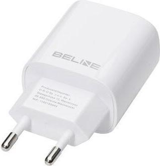 Image du produit Beline Ład. siec. 1x USB-C + 1x USB 30W biała /white (tête uniquement) PD 3.0 + QC 3.0 BLN2CW30 (30 W)