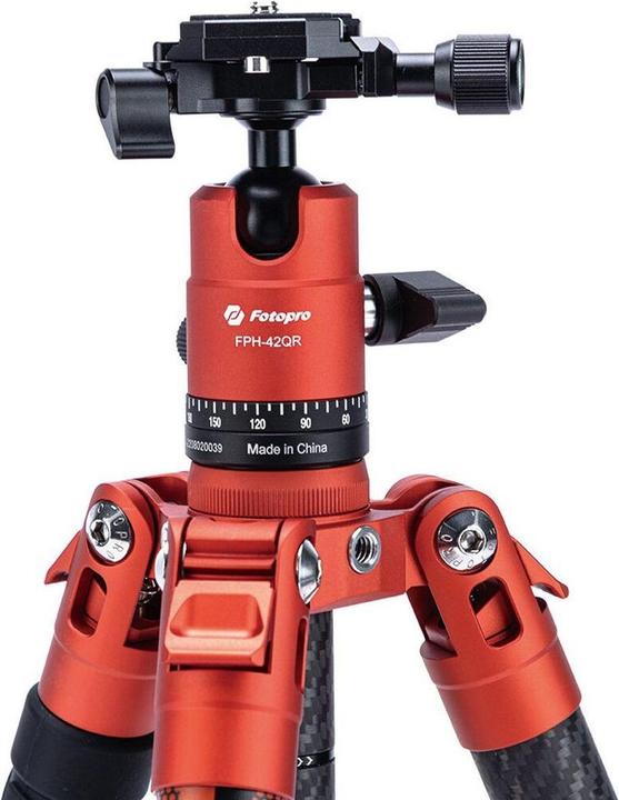 Image du produit Fotopro X Aircross 3 Carbon Tripod Oranje (Carbone)