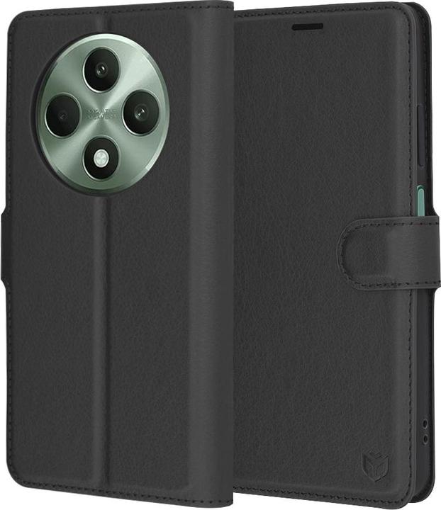 Produktbild Techsuit - Leather Folio - Oppo Reno12 F 4G / Reno12 F 5G / Reno12 FS 4G / Reno12 FS 5G - Black (Oppo Reno12 F 5G)