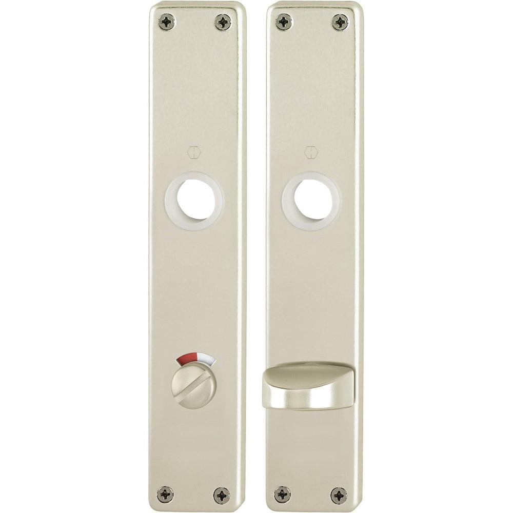 Hoppe, Maniglia + Guarnizione porte, Piastra lunga 202SP, WC, F2 (Set di porte)