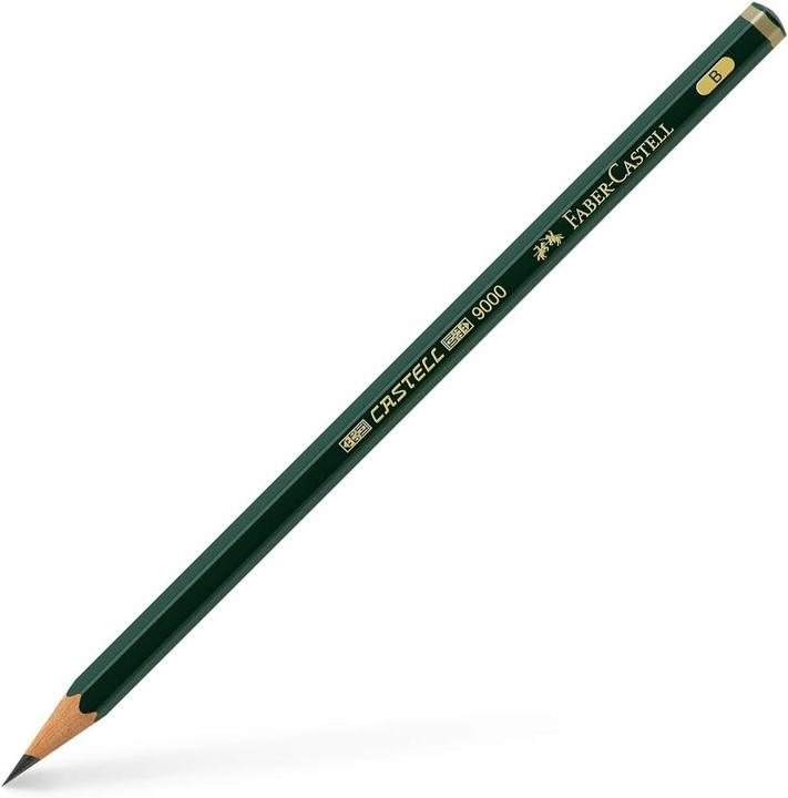 Actual product image Castell pencil Castell 9000 B (12 pcs.) (B, 12x)