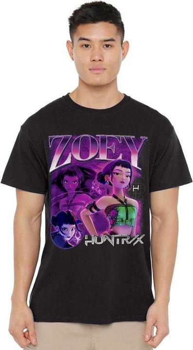Immagine prodotto K-Pop Demon Hunters Huntr/X Maglietta Zoey Bootleg Adulto Unisex (5XL)