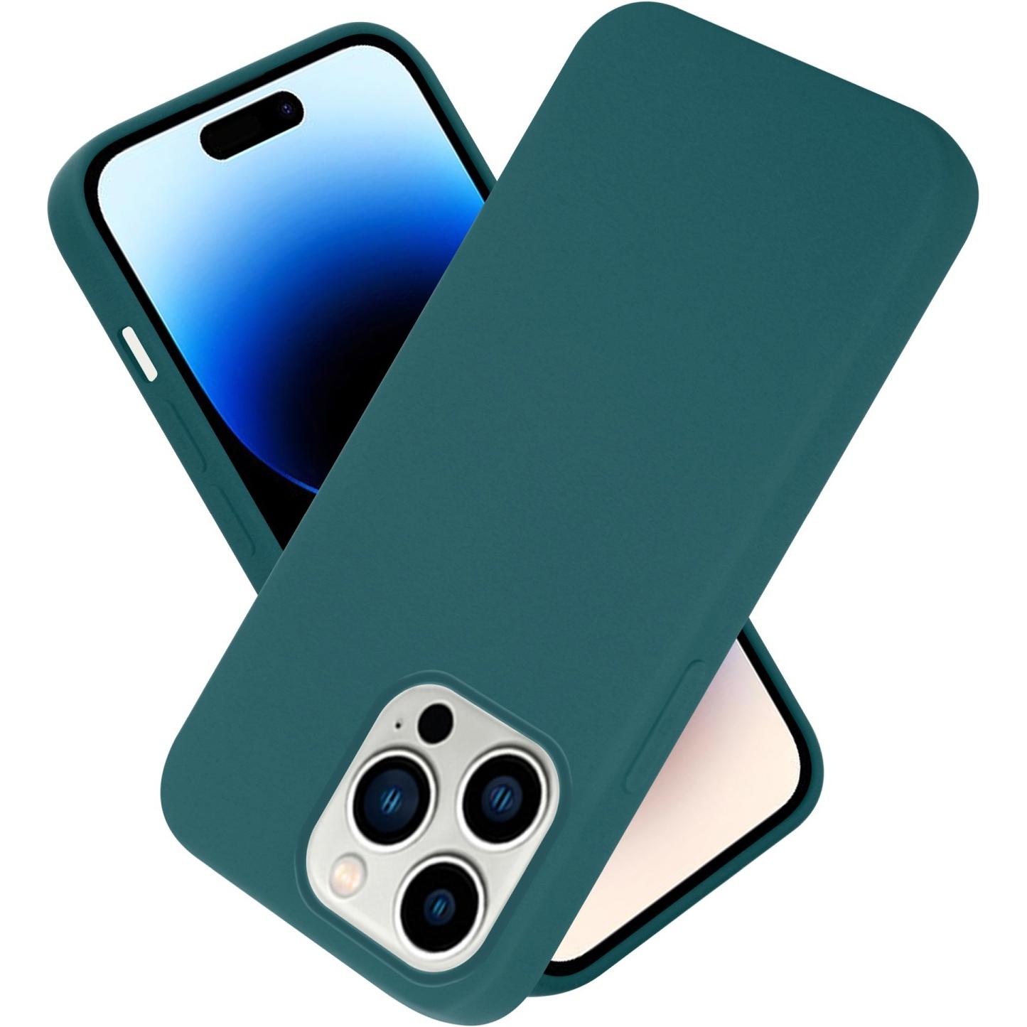 Cadorabo Hülle für Apple iPhone 14 PRO MAX im TPU Liquid Silicone Case Style (Apple iPhone 14 Pro Max), Smartphone Hülle...
