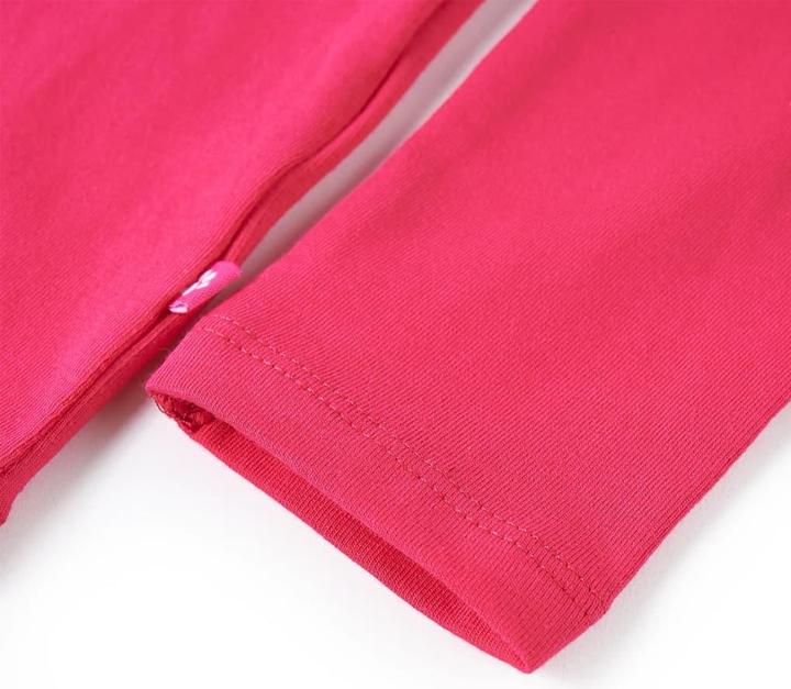 Immagine prodotto vidaXL Camicia a maniche lunghe per bambini rosa brillante 128,Materiale: 95 % cotone (128)