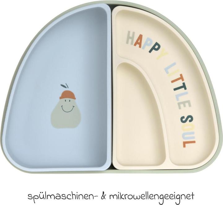 Productafbeelding Lässig Kinderteller & Breischalen Silikon Trennschalen Set Section Dish Set