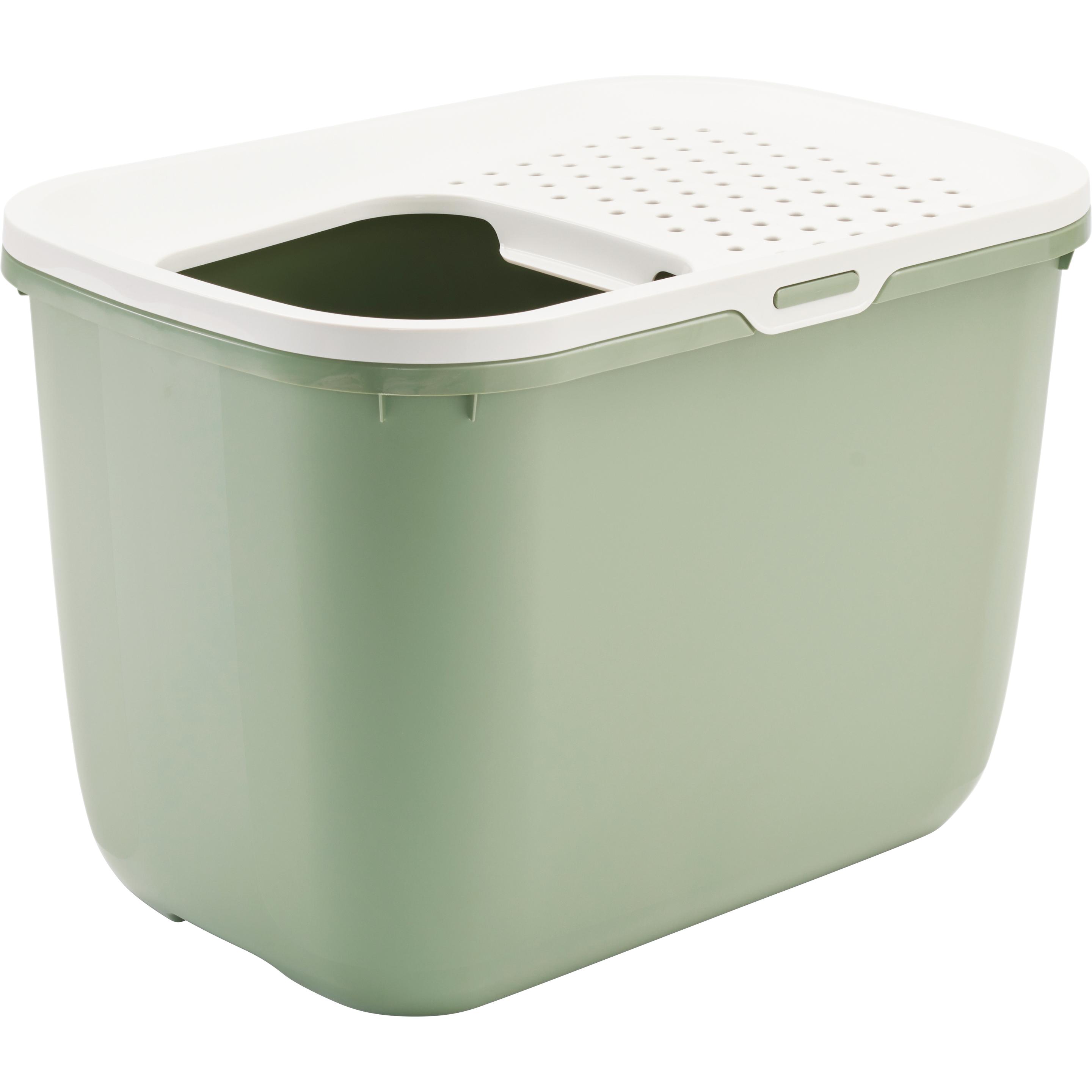 Comparer les prix de Maison de toilette Savic Hop In pour chat - vert / blanc