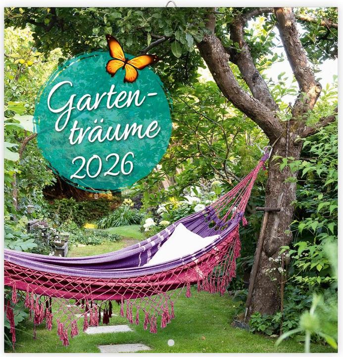 Image du produit Calendrier en brochureRêves de jardin2026 (30 x 30 cm, Couverture rigide, Allemand)