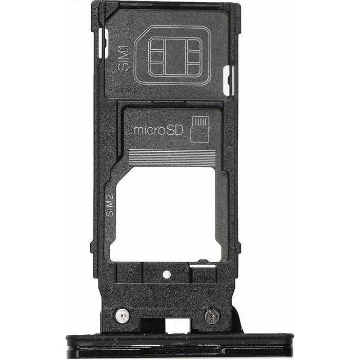 CoreParts Sony Xperia XZ2 Dual SIM Card (SIM-Halterung, Sony Xperia XZ2), Mobilgerät Ersatzteile, Schwarz