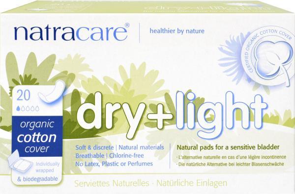 Actual product image Natracare Dry & Light (20 x, Sanitary pads)