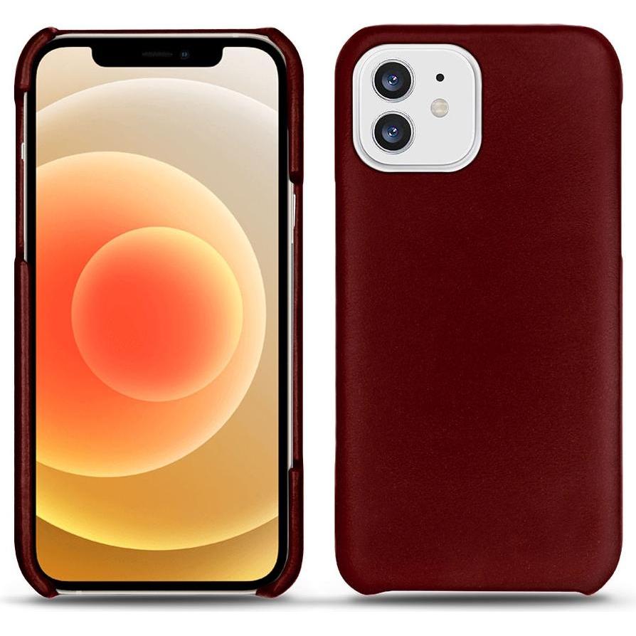 Noreve Lederschutzhülle (Apple iPhone 12 mini), Smartphone Hülle, Rot