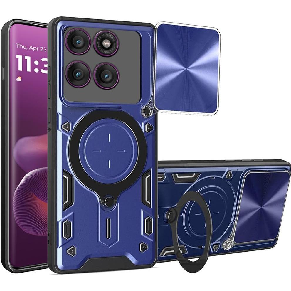 Techsuit - CamGuard Pro - Motorola Edge 60 Pro - Blue (Motorola Edge 60 Pro), Cover smartphone, Blu