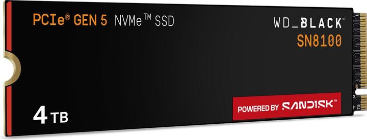 Immagine prodotto WD Black SN8100 powered by SANDISK (4000 GB, M.2 2280)