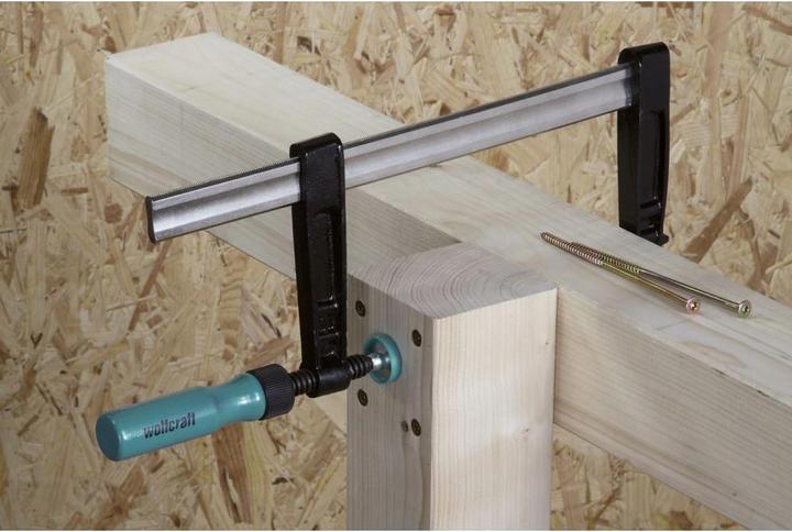 Produktbild wolfcraft wolfcraft 1 SC - Schraubzwinge 80/300mm (300 mm)