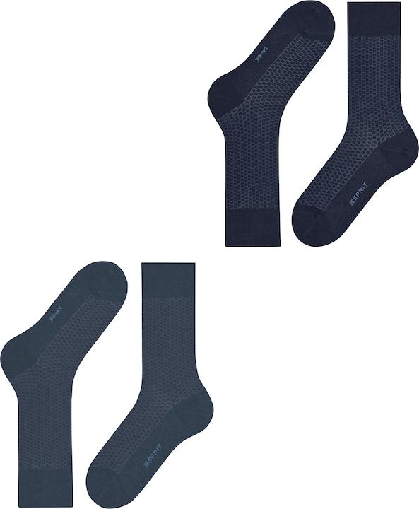 Actual product image Esprit Illusional Grid 2-Pack Men (pack of 2, 43 - 46)