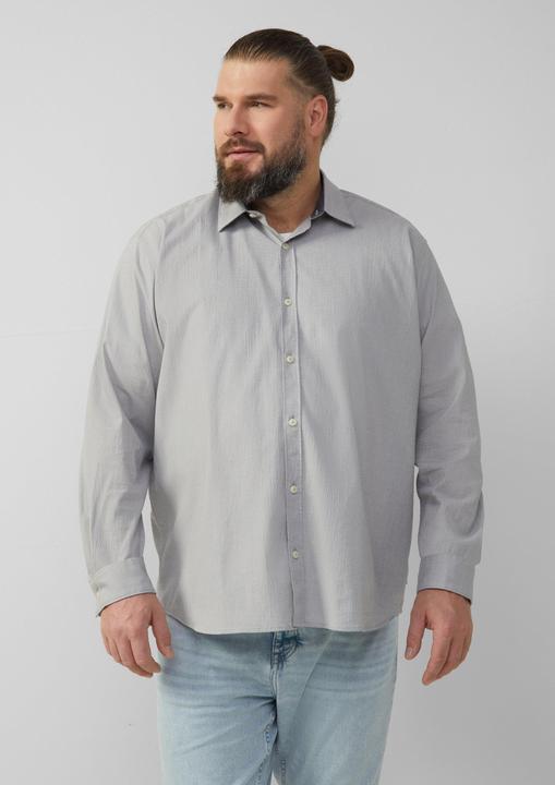Actual product image S.Oliver Hemd Strukturiertes Hemd aus Seersucker (XXL)