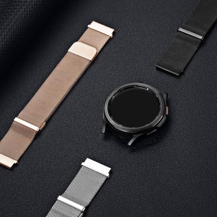 Immagine prodotto Dux Ducis Serie Milanese (22 mm, 45 mm, Acciaio inossidabile, Ingranaggio S3 Classic, Gear S3 Frontier, Galaxy Watch 3)