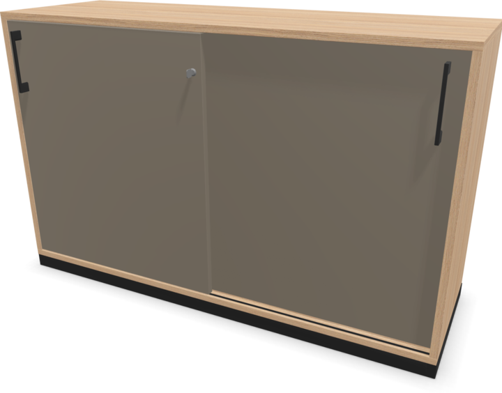 Amber oak decor with structure, Black, Cubanite grey