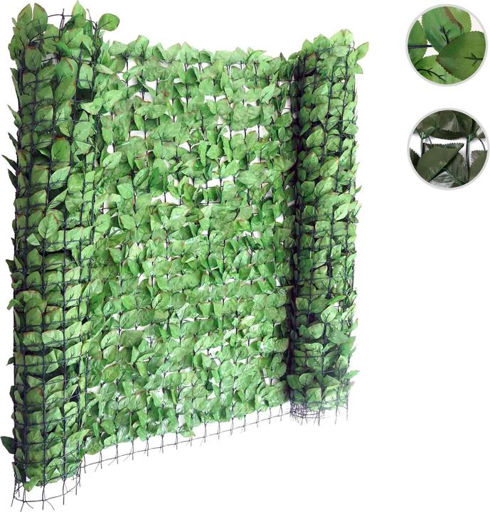 Actual product image Swisshandel24 Balcony Privacy Screen Beech Hedge, Windbreak Cladding for Terrace Fence 300x150cm