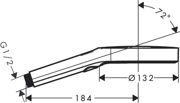 Produktbild hansgrohe Rainfinity 130 EcoSmart (3 Strahlarten, 9 l/min)