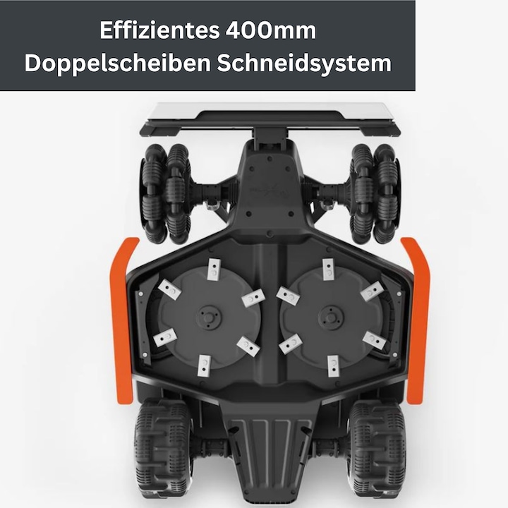 Actual product image Mammotion Luba 2 AWD 3000X (3000 m², Without boundary wire)