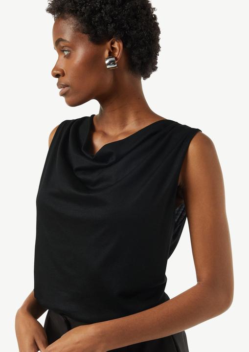 Produktbild Comma T-Shirt Top mit Wasserfall-Ausschnitt (40)