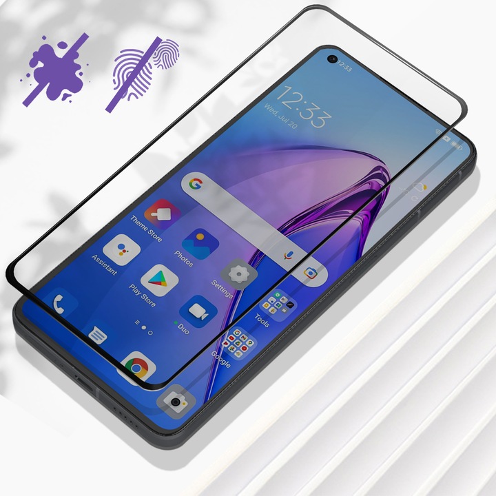 Produktbild Avizar 9H Härtegrad Glas-Displayschutzfolie (1 Stück, Oppo Reno 8)