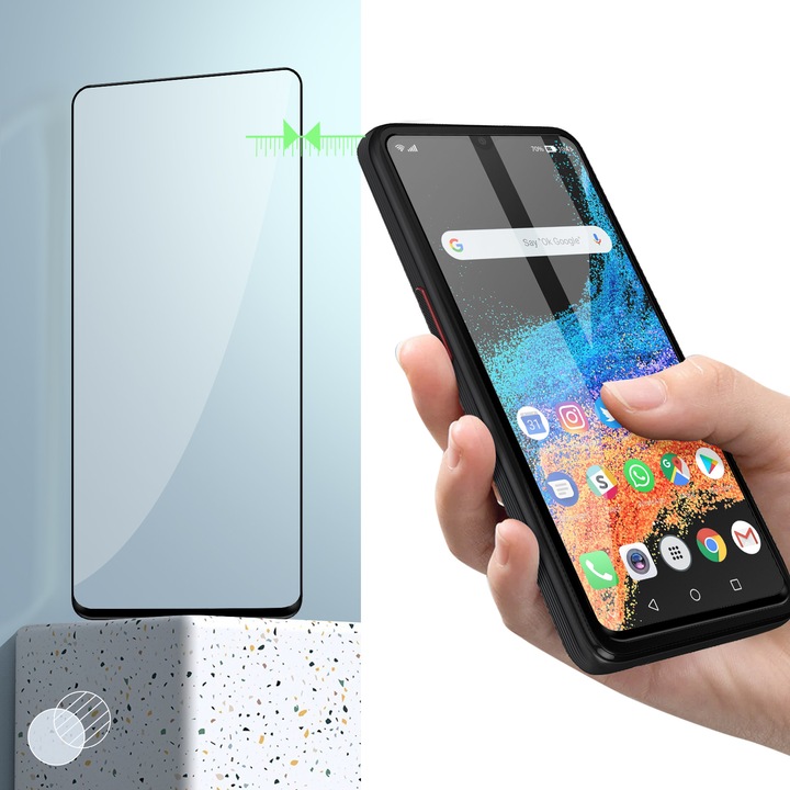 Produktbild Avizar 9H Härtegrad Glas-Displayschutzfolie (1 Stück, Samsung Galaxy S21)