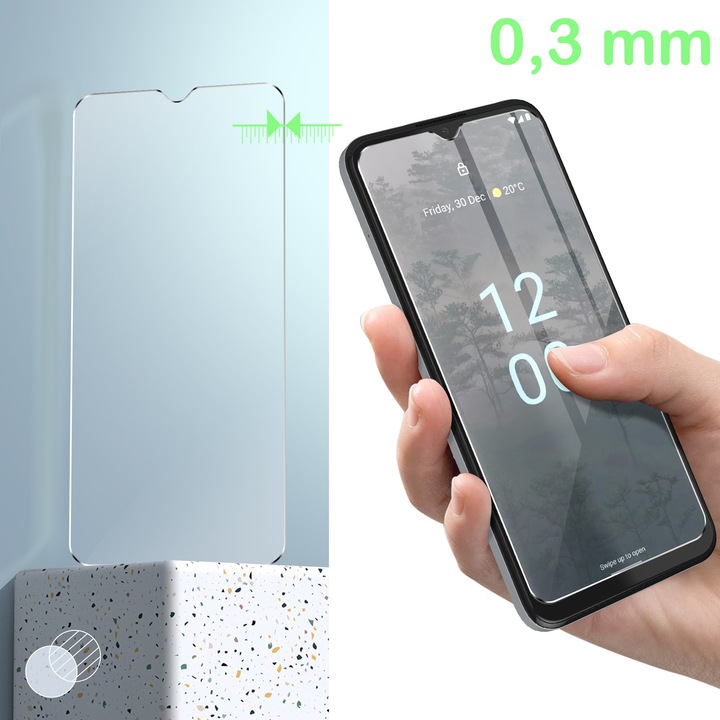 Produktbild Avizar 9H Härtegrad Glas-Displayschutzfolie (1 Stück, Nokia G60 5G)