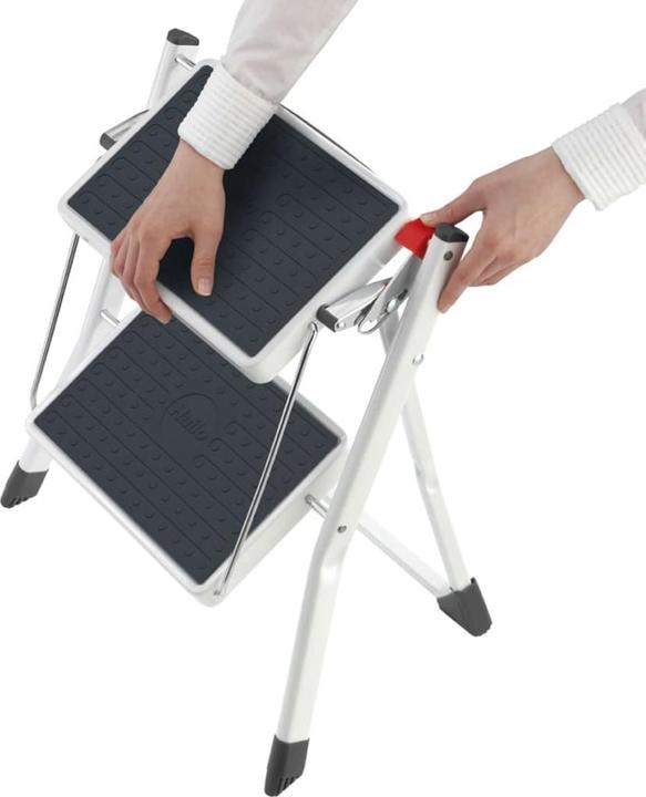 Image du produit Hailo MK60 StandardLine, escabeau en acier, 2 marches (Échelle deux plans, 50 cm)