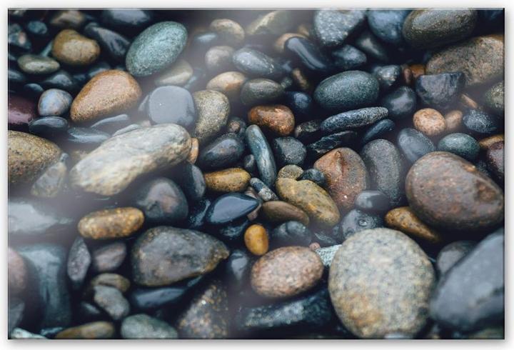 Produktbild Trenddeko Steinstrand 02 (60 x 40 cm)