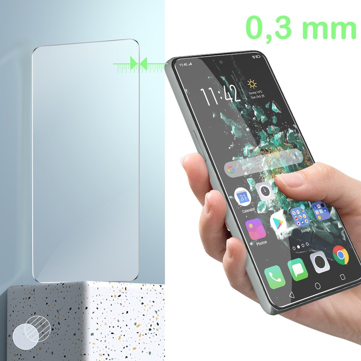 Produktbild Avizar 9H Härtegrad Glas-Displayschutzfolie (1 Stück, OnePlus 10T)