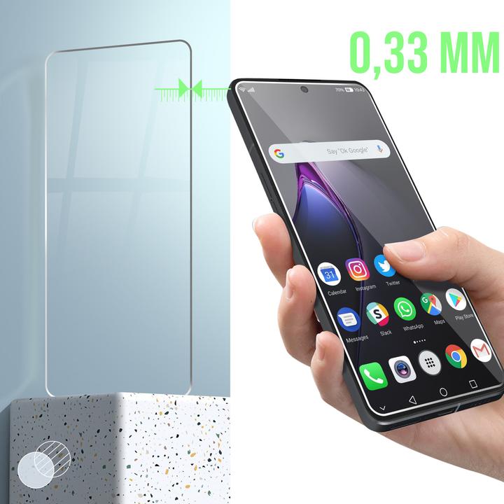 Produktbild Avizar 9H Härtegrad Glas-Displayschutzfolie (1 Stück, Xiaomi Poco X7 Pro)