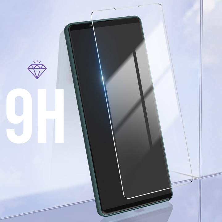 Actual product image Avizar 9H hardness glass display protection film (1 Piece, Sony Xperia 5 IV)