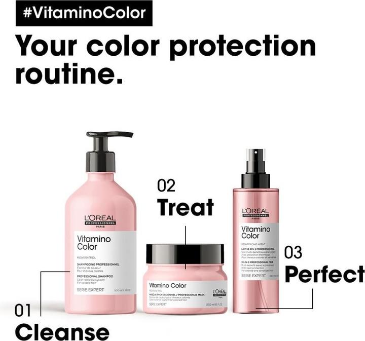 Actual product image L'Oréal Professionnel Serie Expert Vitamino Color (500 ml, Liquid shampoo)