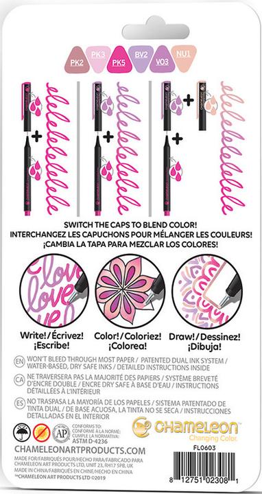 Produktbild Chameleon Fineliner Set (Mehrfarbig, 6 x)