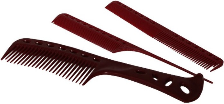 Immagine prodotto Y.S. Park Set di pettini Vitality's Comb 101, 339, 601 rosso