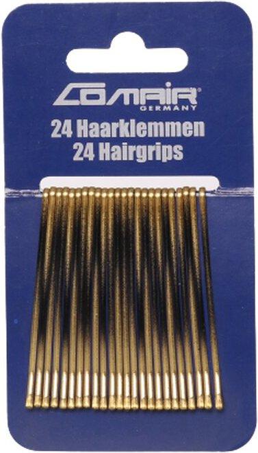 Image du produit Comair Pinces à cheveux "Klassik" Carte de 24 pièces env. 7cm havanna (24 pcs)