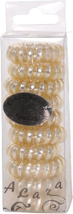 Image du produit A&A Chouchou doré, pastel métallique, câble téléphonique de 10 (Élastiques à cheveux)